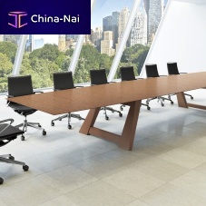 Contemporary boardroom table TRAVERSEwoodenwooden baserectangular