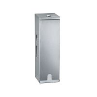 Wall-mounted toilet paper dispenser B-27313 TRIPLE ROLLstainless steelcommercial