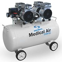Dental compressor CSM-65piston1-workstationoil-free