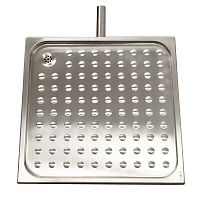 Square shower base 13052.70.P.Sabove floorstainless steelnon-slip