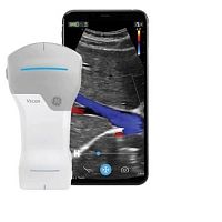 Hand-held ultrasound system Vscan Airfor multipurpose ultrasound imagingB/Wcolor doppler