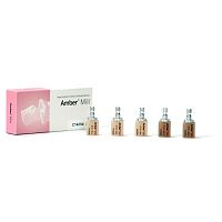 Glass ceramic dental material Amber® Milllithium disilicatefor dental inlaysfor dental veneers