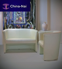 Contemporary armchair DUCA 1 leather