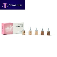 Glass ceramic dental material Amber® Milllithium disilicatefor dental inlaysfor dental veneers