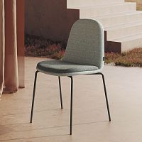 Contemporary chair GALET indoorfabricmetal base