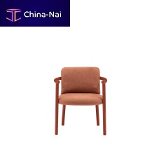 Contemporary chair Heri O'indoorfabricsolid wood base