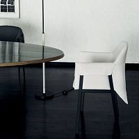 Contemporary chair GRACEindoorfabricleather