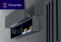 Contemporary bathroom cabinet SHY LIGHT & CUBOwith mirrorwall-mounted