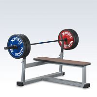 Flat weight training bench 60000with barbell rack
