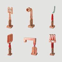 Heat treatment inductor warmingcopper