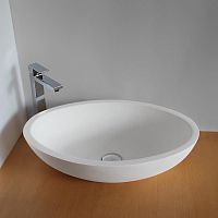 Countertop washbasin ELLIOCorian®ovalcontemporary