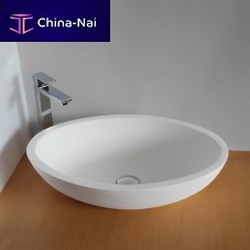 Countertop washbasin ELLIOCorian®ovalcontemporary
