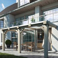 Wooden roof framing PERGOLUXbeam