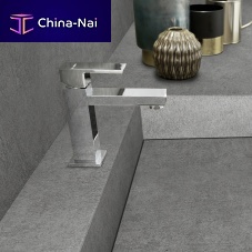 Washbasin mixer tap C012countertopchromed metalbathroom