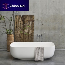 Free-standing bathtub DUOcompositewhite