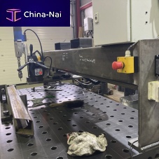 Portable boring and welding machine