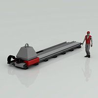 Rack-and-pinion linear axis ALSelectricfor robotshigh-performance