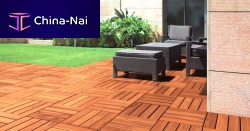Exotic wood grating EXTERNO -QUADROTTAfor exterior flooring
