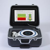 Ultrasound bone densitometer EchoS for femoral neck examinationfor hip examinationfor lumbar vertebrae examination