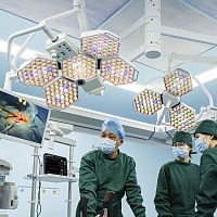 Ceiling-mounted surgical light SK-LLD0503EmobileLEDhalogen