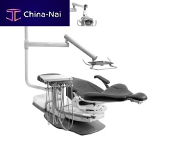 Dental treatment unit with hydraulic chair P4 with delivery systemwith light