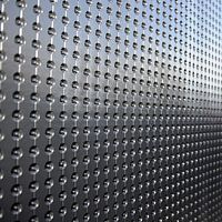 Foundation drainage waterproofing membrane PLATONfor wallrollhigh-density polyethylene (HDPE)