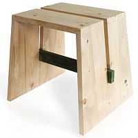 Contemporary stool STACKwoodenstackable