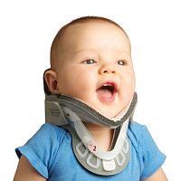 Pediatric cervical collar Aspen® rigidC4with tracheostomy opening