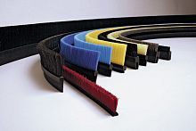 Strip brush Flex-Systemfor wipingfor guidingsealing