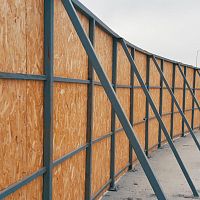 Acoustic barrier OSB