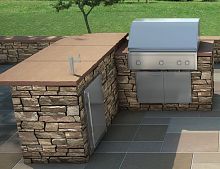 Outdoor kitchen SIGNATUREtraditionalconcreteisland