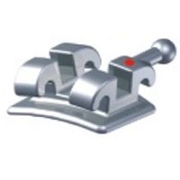 Metal orthodontic bracket Gem series