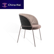 Contemporary chair LUNAR PUREindoorfabricmetal base
