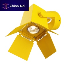 Wall-mounted spotlight FOTOhalogenroundcommercial