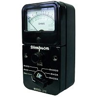 Analog ohmmeter 372-3 seriesportable