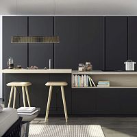 Contemporary kitchen AVALONlaminateislandhandleless