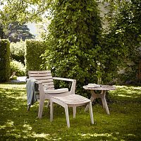 Contemporary footrest SKAGERAK - REGATTAteakoutdoor
