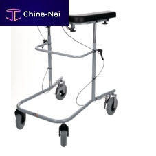 4-wheel mobility walker Trio height-adjustablewith elbow-rest