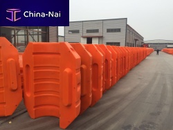 Plastic float for pipe