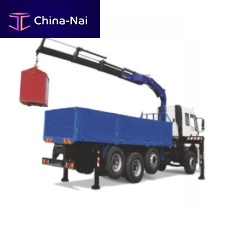 Truck-mounted crane boomtelescopicfolding