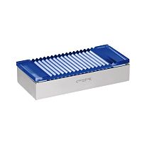 Chromed metal soap dish 84 410 585