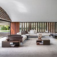 Modular sofa GREGOR cornercontemporaryfabric