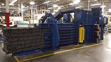 Horizontal baling press 29Nfront-loadingfor textilesfor metals
