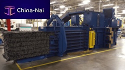 Horizontal baling press 29Nfront-loadingfor textilesfor metals
