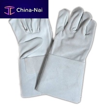 Welding safety gloves DELL-6226heat-resistantfull-grain leathercowhide