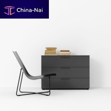 Contemporary chest of drawers PURE lacquered MDFnot specifiedgray