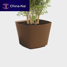 Steel planter DAS Z squareconicalcontemporary