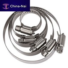 Stainless steel hose clamp DIN3016worm-drive