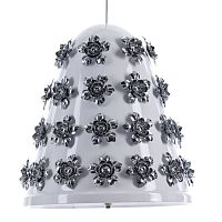 Pendant lamp ROSETTEaluminumleatheroriginal design