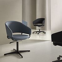 Contemporary chair ODEIindoorfabricaluminum